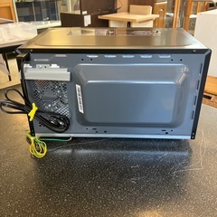 サ2510-150 YAMAZEN 電子レンジ OB-R17TA ブラック 2025年製 中古美品 通電確認済み 保管キズ汚れ有りの画像