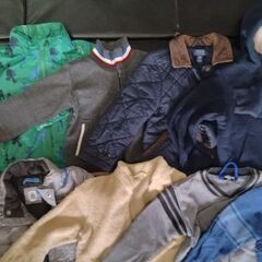 サイズ100 冬用子ども服 アウター ズボン ヒートテック などの画像
