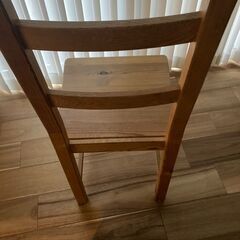 【10/12・13限定】IKEA　パイン材　チェアの画像