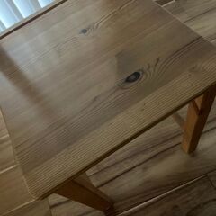【10/12・13限定】IKEA　パイン材　チェアの画像