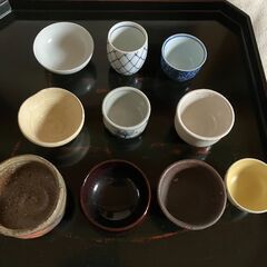 趣味のぐい吞み（１０個セット）Bの画像
