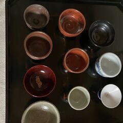 趣味のぐい吞み（１０個セット）Cの画像