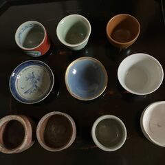 趣味のぐい吞み（１０個セット）Dの画像