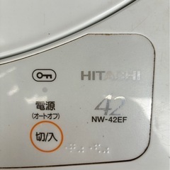 洗濯機　NW-42EF形の画像