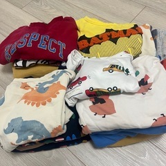 【18着 長袖 / 1着85円以下】まとめ売り 子供服 トレーナー 保育園 90cmの画像