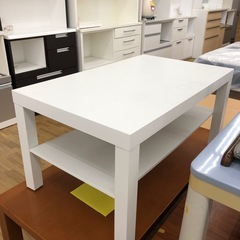 【ドリーム川西店御来店限定】☆ジモティー見たよ♪割引☆ IKEA IKEA ローテーブル LACK  クリーニング済み 【99560000028495】の画像