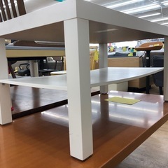 【ドリーム川西店御来店限定】☆ジモティー見たよ♪割引☆ IKEA IKEA ローテーブル LACK  クリーニング済み 【99560000028495】の画像