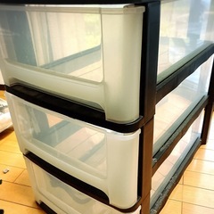 3段収納ケースの画像