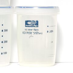 Lustroware スクリュートップキーパー 500ml＆1000ml 4個セットの画像