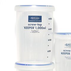 Lustroware スクリュートップキーパー 500ml＆1000ml 4個セットの画像