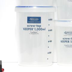 Lustroware スクリュートップキーパー 500ml＆1000ml 4個セットの画像