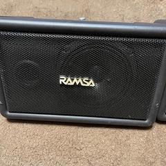 レア　RAMSA コンパクトスピーカー　ペア　ナショナル　現状品　天井吊り金具付きの画像