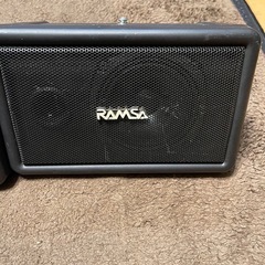レア　RAMSA コンパクトスピーカー　ペア　ナショナル　現状品　天井吊り金具付きの画像