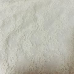 【RETROGIRL・総レース】フリルネック半袖ブラウス（Mサイズ）の画像