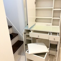 ドレッサー　ニトリ　美品　鏡　化粧の画像