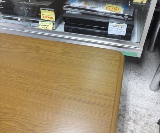 家具調こたつ 120×80cm 座卓テーブル ヤマダ 長方形 ブラウン こたつ コタツ ☆ 札幌市 北区 屯田
