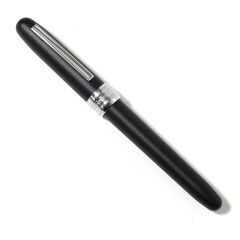 PLATINUM 万年筆 PLAISIR PGB-1500 数量限定カラー #1 ブラックミスト 箱付 プラチナ万年筆 プレジールの画像
