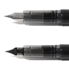 PLATINUM 万年筆 PLAISIR PGB-1500 数量限定カラー #1 ブラックミスト 箱付 プラチナ万年筆 プレジールの画像