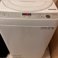 シャープ　2023年製　　洗濯機の画像