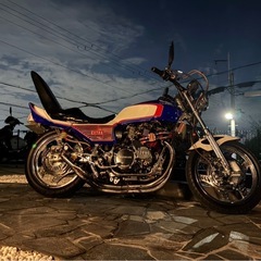 CBX400F 60cm 三段シート ブラック エナメルの画像