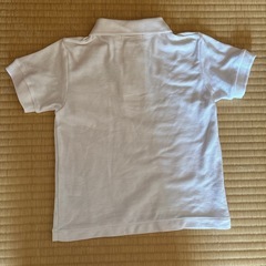 白ポロシャツ　サイズ100の画像