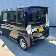 車検Ｒ9年3月まで！　タントカスタム　左側電動スライド　フルセグナビ　タイヤバリ山　の画像