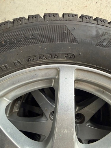 スタッドレス　ホイール　155/65R14 ブリザック