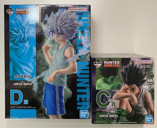 HUNTER × HUNTER 一番くじ　C賞　D賞　キルア　ゴン　セット　フィギュア　ハンターハンター　※B賞ネテロと交換可能　※バラ売り可能