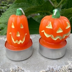 ハロウィン　ミニバケツ　キャンドル　ジャック・オー・ランタン　パンプキンの画像