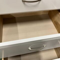 サンウッディ 木製 食器棚 レンジ台 炊飯台 ホワイト 幅60cm×奥行45cm×高さ180cm の画像