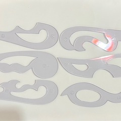 UCHIDA 雲形定規 18cm 6枚組の画像