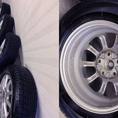使用少　195/65R15　ヨコハマ　スタッドレス　IG60　15インチ　ホイール4本セット １台分　23年製　の画像