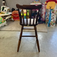 K2510-153 飛騨の家具 ハイチェア 乳幼児用 アンティーク 木製家具 キズ汚れ有りの画像