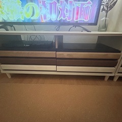 アサヒウッド　テレビ台と棚の画像