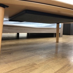 【ドリーム川西店御来店限定】☆ジモティー見たよ♪割引☆ 良品計画 良品計画 楕円こたつ  クリーニング済み 【99560000021883】の画像
