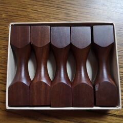 宮崎漆器　箸置き5個セット　未使用品の画像
