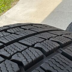 スバル純正アルミホイール＋スタッドレス4本セット215/45R17の画像