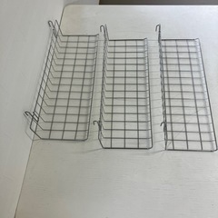 フック棚アルミ製3個セットの画像