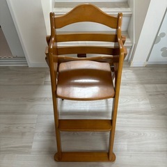 KATOJI 木製ハイチェア 学習椅子 子ども用チェア の画像