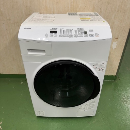 54○送料設置無料　22年製　アイリスオーヤマドラム式洗濯機　㌔　安い　冷蔵庫