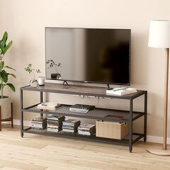 新品 テレビ台 テレビボード 幅120cm 奥行40cm 高さ50cm ローボード 収納つき 木目調 テレビラック tv台 おしゃれ オープンラック まとめ買い歓迎　卸ます　アマゾン引き上げ商品　倒産品　ネット商材　卸ます　転売　アマゾン引き上げ商品　卸し　問屋　倒産品　転売OK　ネット商材　アマゾン　商品　景品　コンペの画像