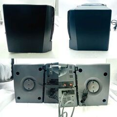【❗️✨レトロ音響✨❗️】aiwa XG-E60 CD/カセットラジカセ🎵昭和レトロ デザイン ✨ジャンク・現状品❗️の画像