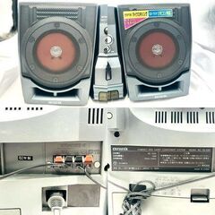 【❗️✨レトロ音響✨❗️】aiwa XG-E60 CD/カセットラジカセ🎵昭和レトロ デザイン ✨ジャンク・現状品❗️の画像