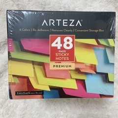 ARTEZA 3x3インチ付箋48パッド　1パッド100枚　バルクパック　大容量　業務用の画像