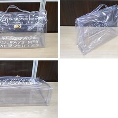 本物 エルメス ビニールケリー 1997年 不思議の国 エルメスの旅 希少 HERMES ゴールド金具 ハンドバッグ クリア USED品 苫小牧西店の画像