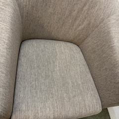 ② 専用カバー付き ニトリ　アクセントチェア　シャルパ3 1Pソファの画像