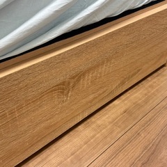 シングルベット　マットレス付きの画像