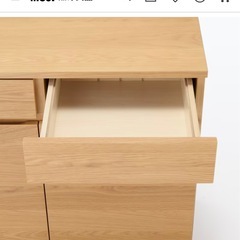 無印良品　　食器棚の画像