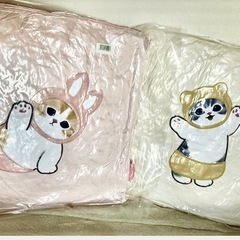2個セット　まとめ売り　モフサンド　もこっと　クッション　きぐるみにゃん　ねこの画像
