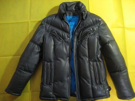 革ダウンジャケット